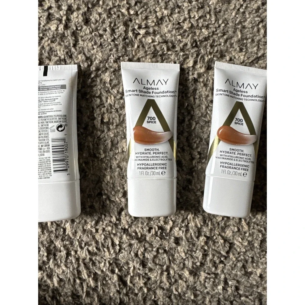 3 Almay Ageless Smart Shade Foundation New 1 fl oz Each 700 - Spice